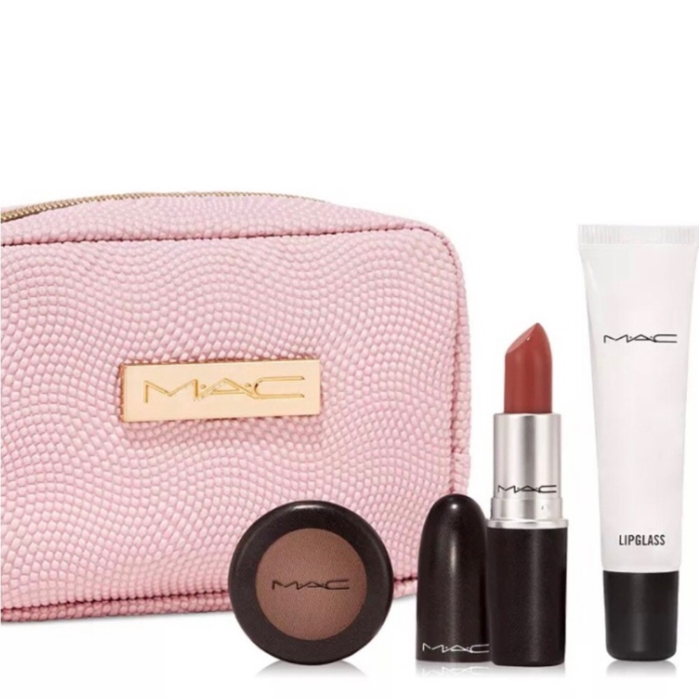 MAC Cosmetics 4 FULL SZ! Chili Lipstick Espresso Eyeshadow Full Lip Gloss $106